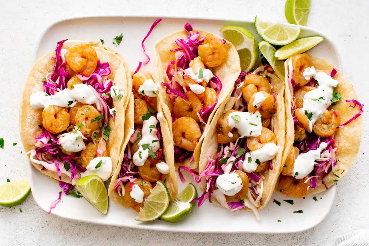 Shrimp Taco Recipe. 