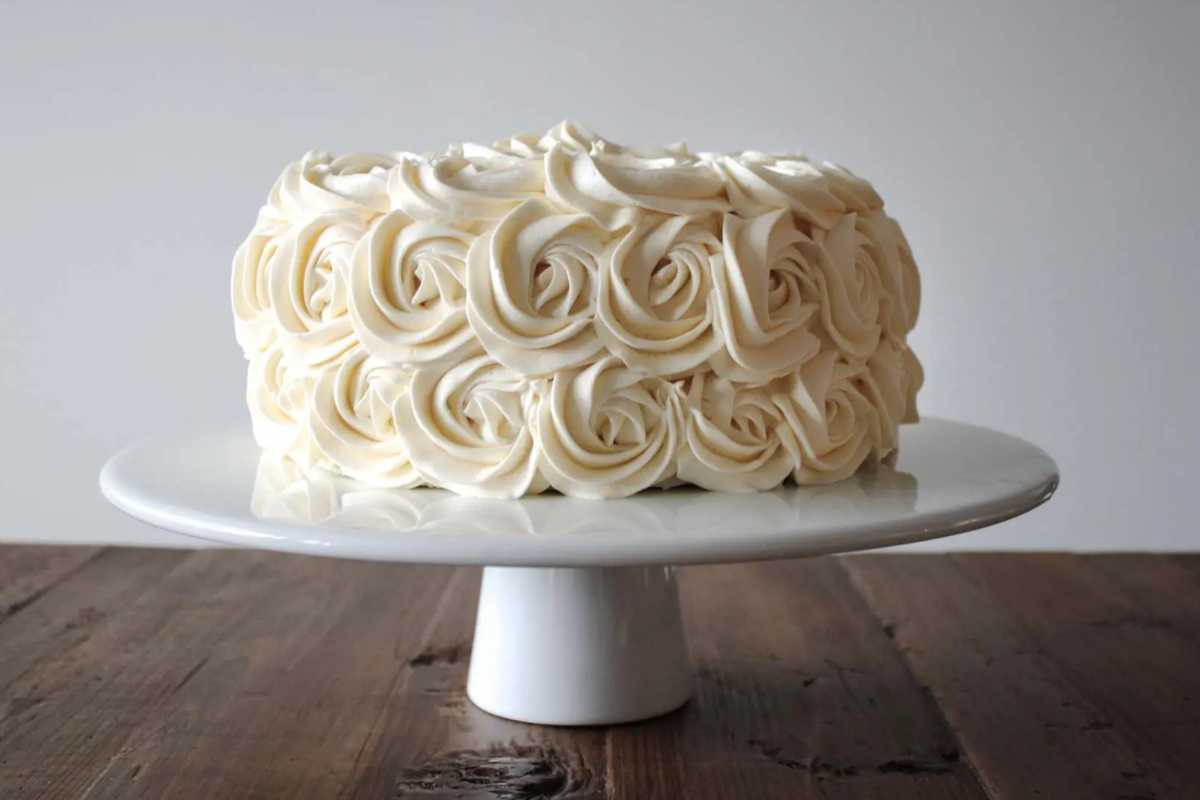 Simple Vanilla Buttercream (American Buttercream Recipe). 