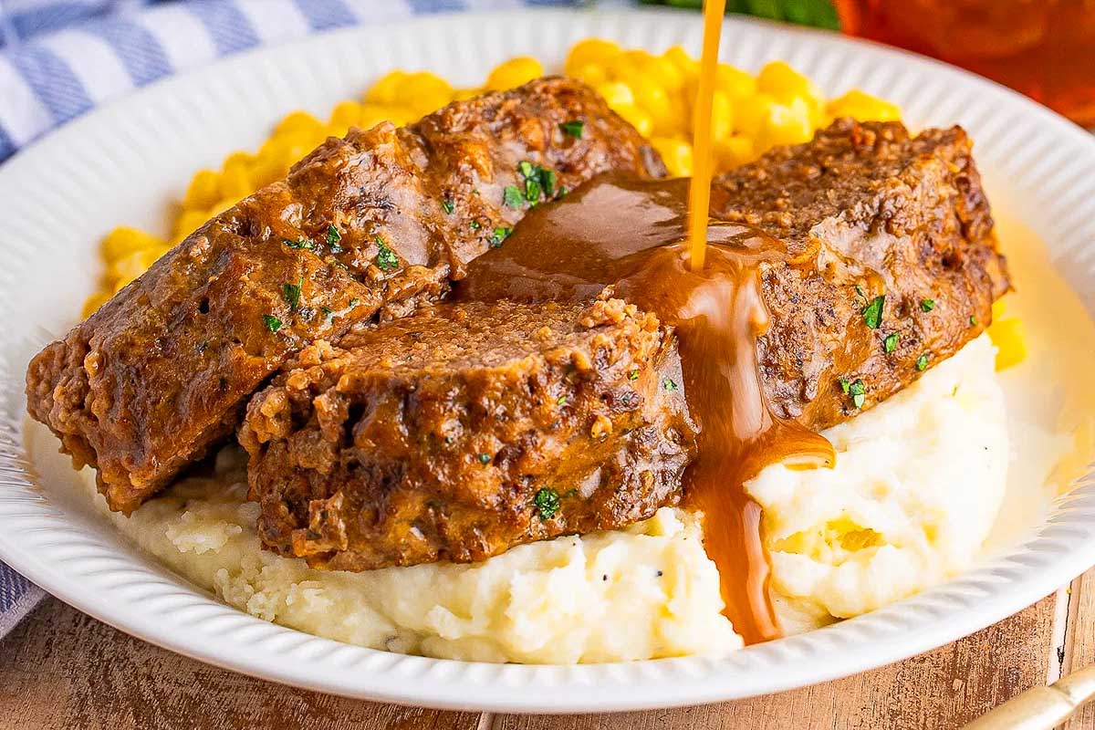 Slow Cooker Mississippi Meatloaf 16