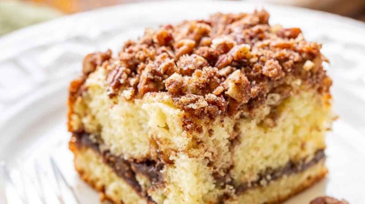 Sour Cream Coffee Cake. 