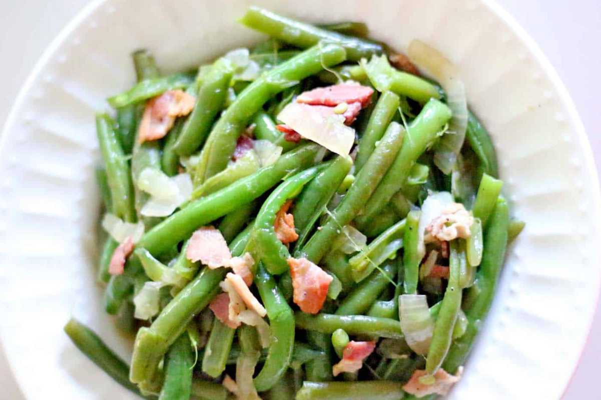 Southern Style Green Beans. 