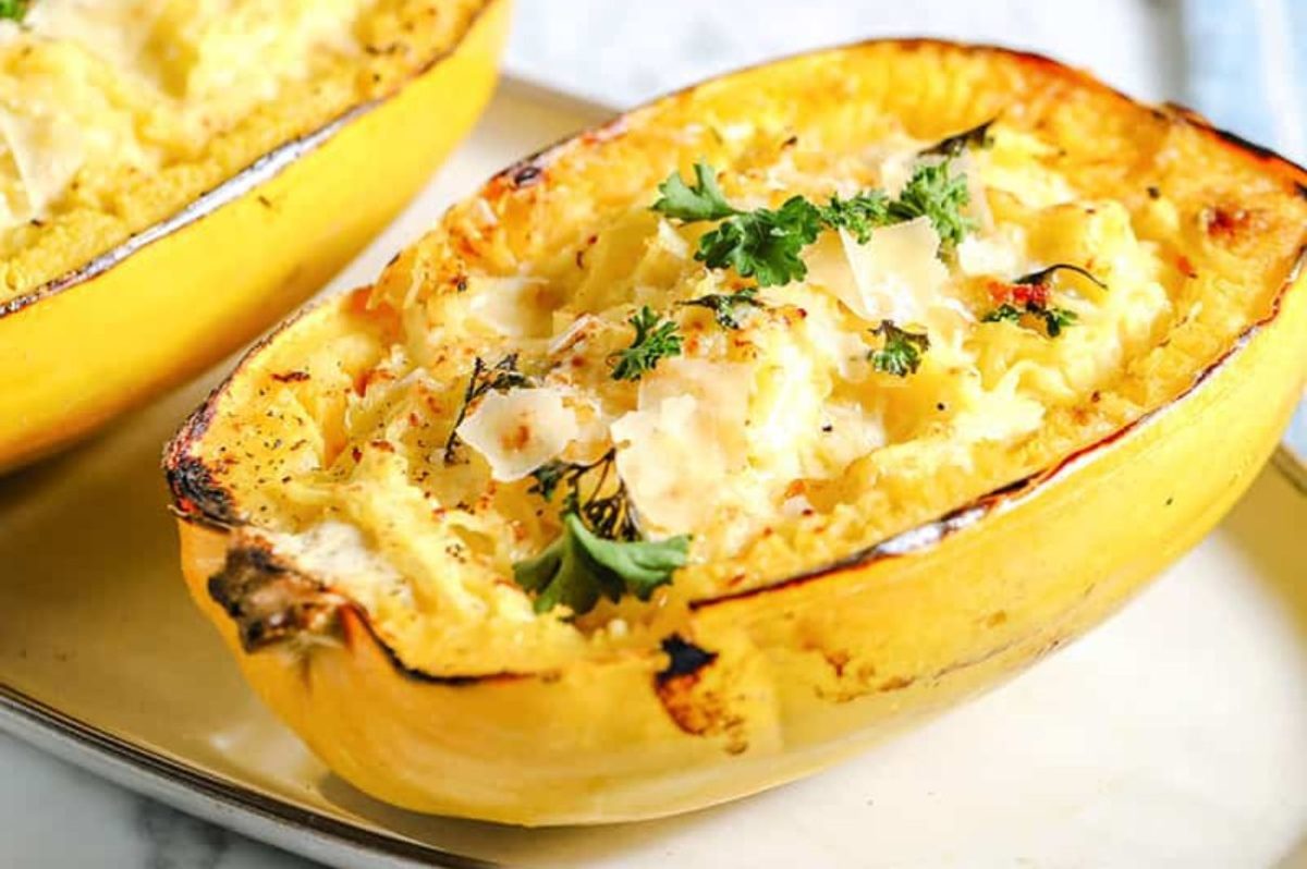 Spaghetti Squash Alfredo