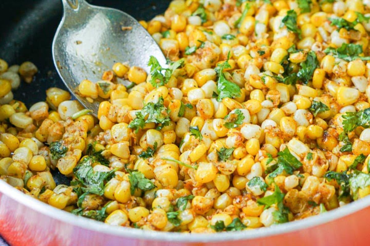 Spicy Mexican Corn Recipe. 