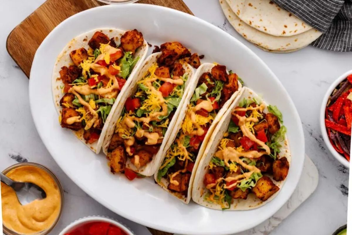 Spicy Potato Soft Tacos Taco Bell Copycat