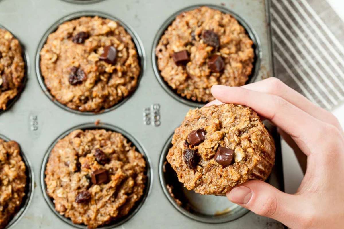Superhero Apple Zucchini Carrot Muffins.