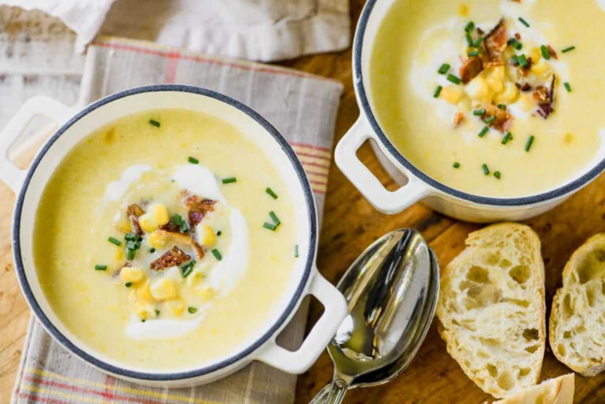 Sweet Corn Bisque. 