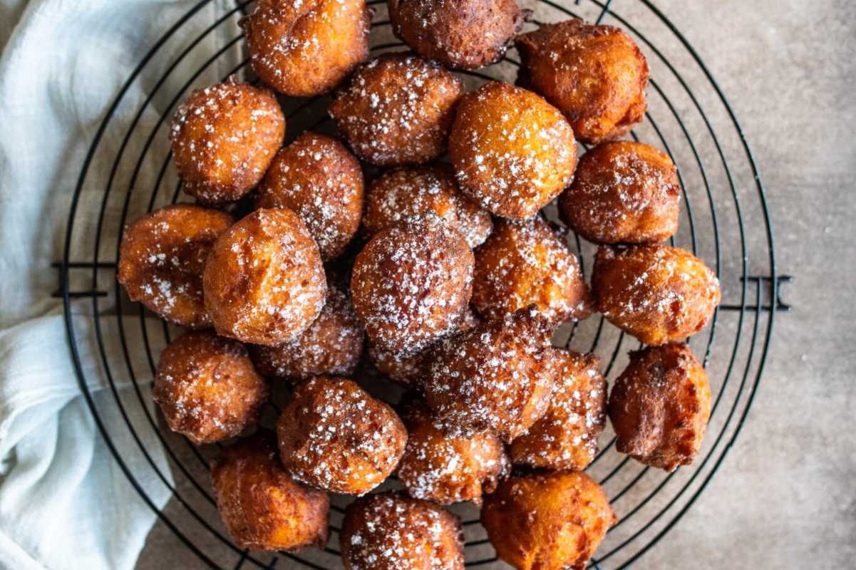 Sweet Potato Doughnuts.