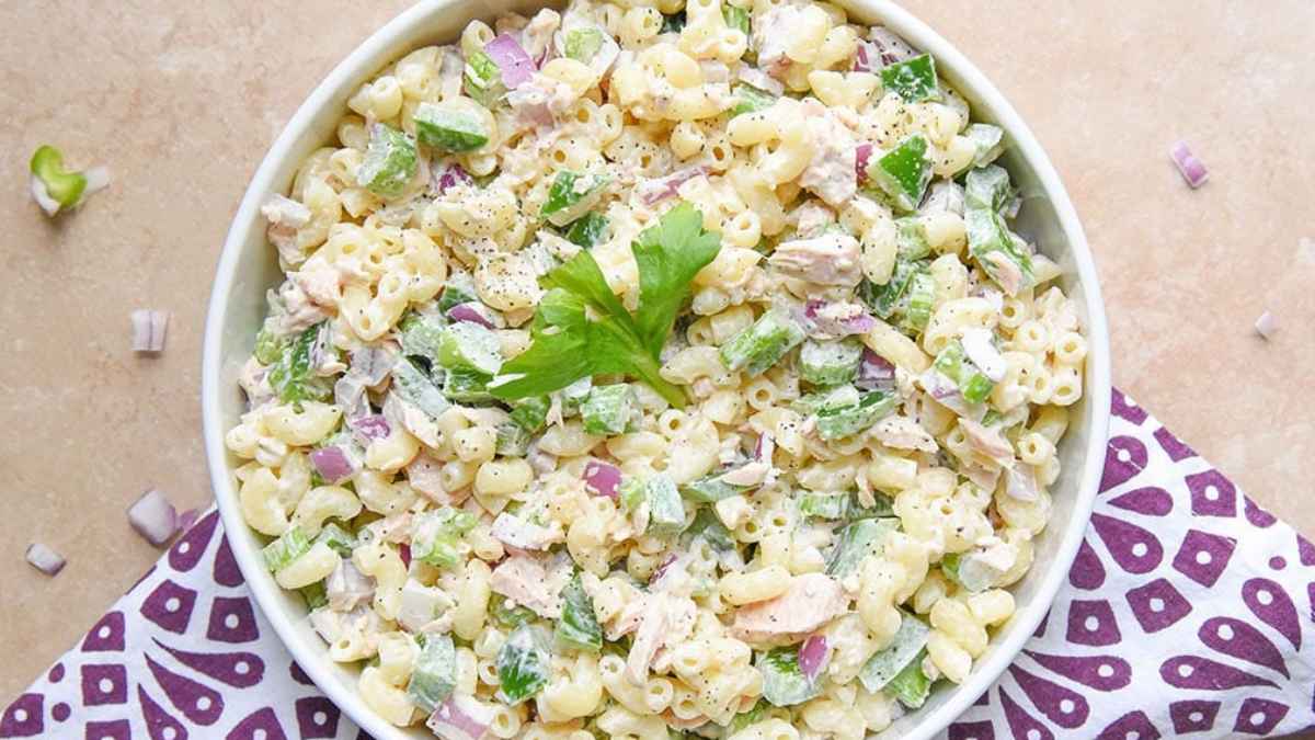 Tuna Macaroni Salad. 
