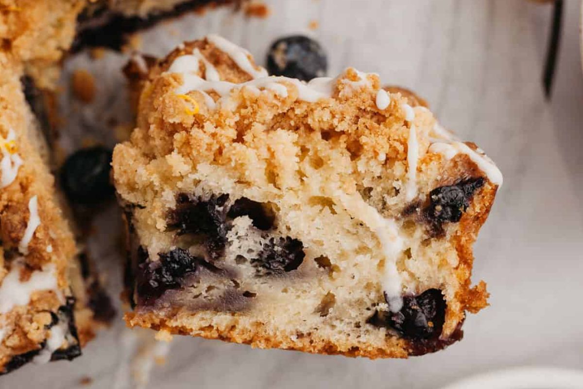 The Best Easy Blueberry Lemon Coffee Cake