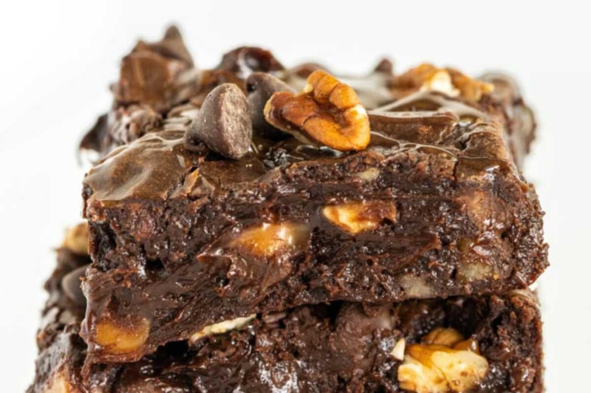 Turtle Brownies. 