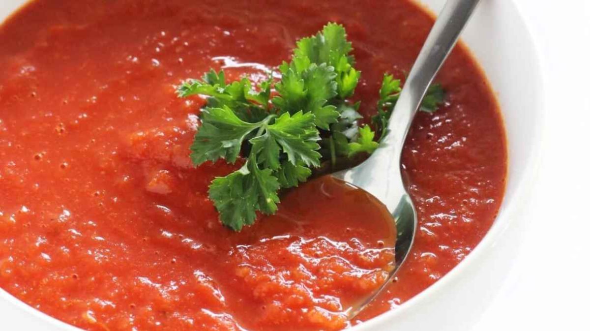 Vegan Tomato Soup (Gluten-Free, Dairy-Free).