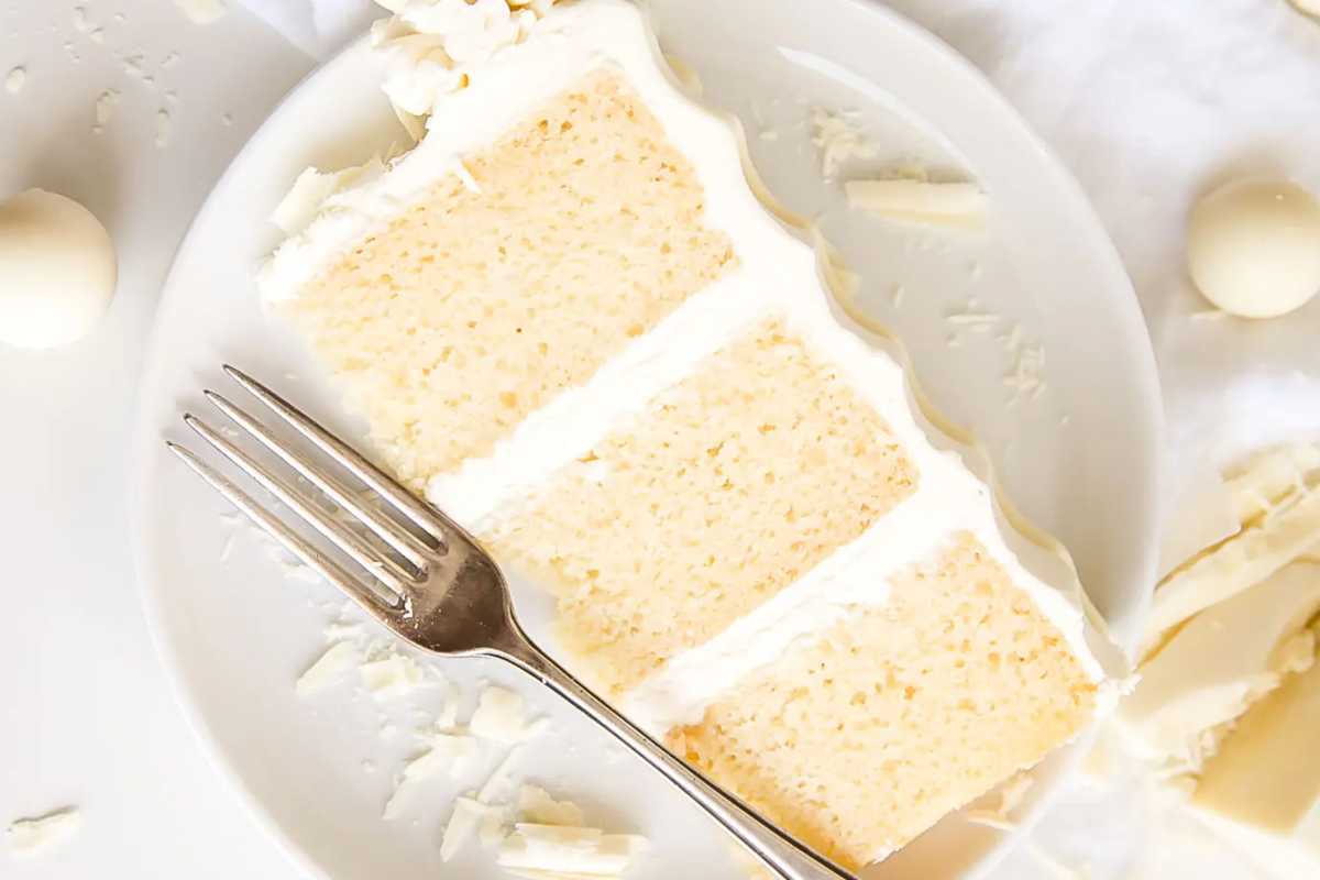 White Chocolate Cake.