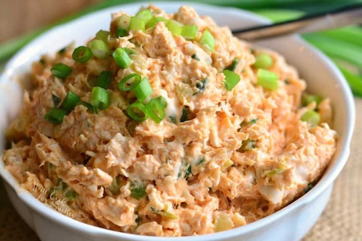 Zesty Buffalo Chicken Salad. 