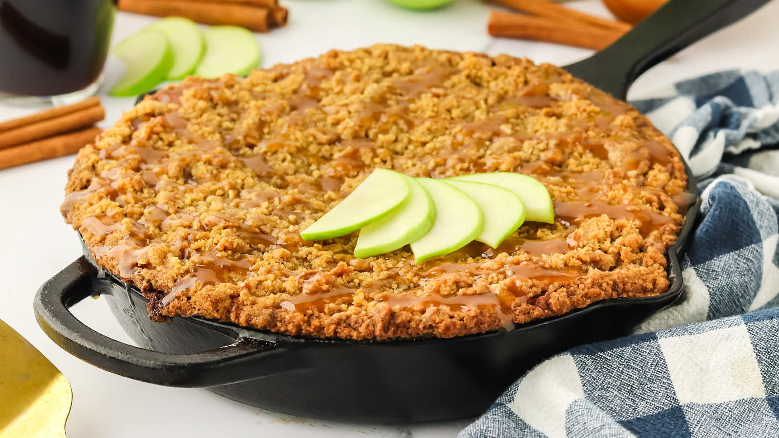 Apple Crumb Cake recipe by Cheerful Cook.