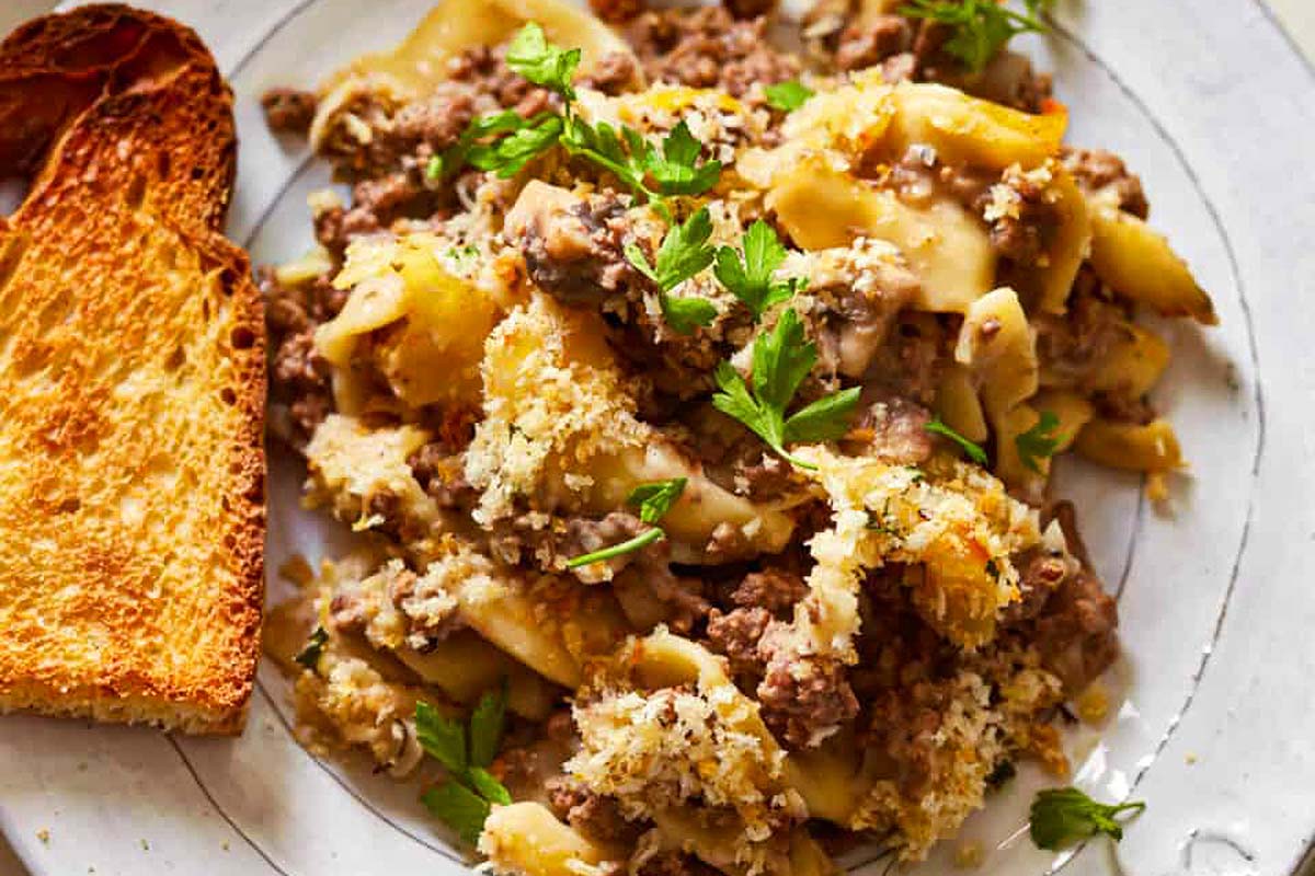 beef stroganoff casserole