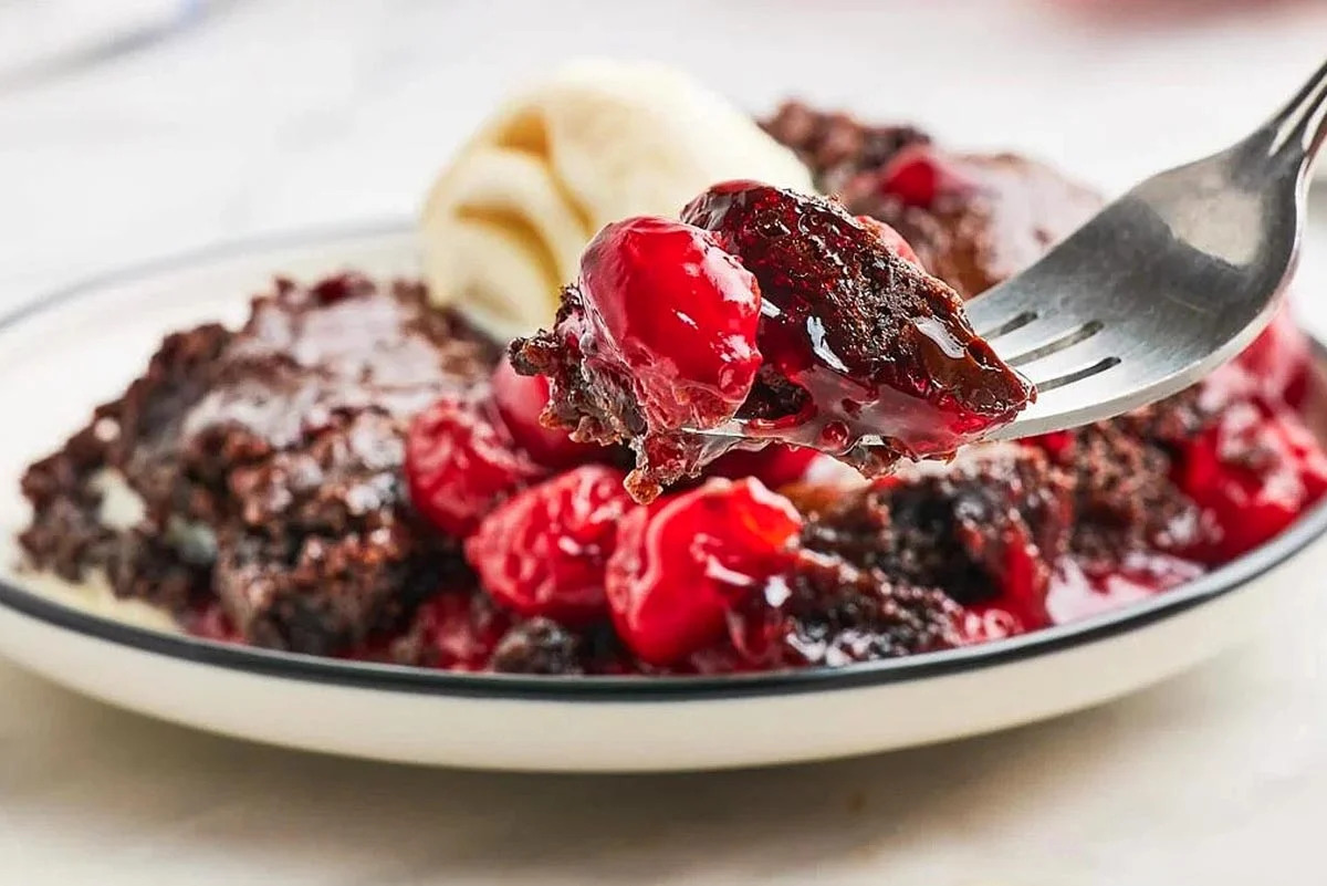 Black Forest Dump Cake. 
