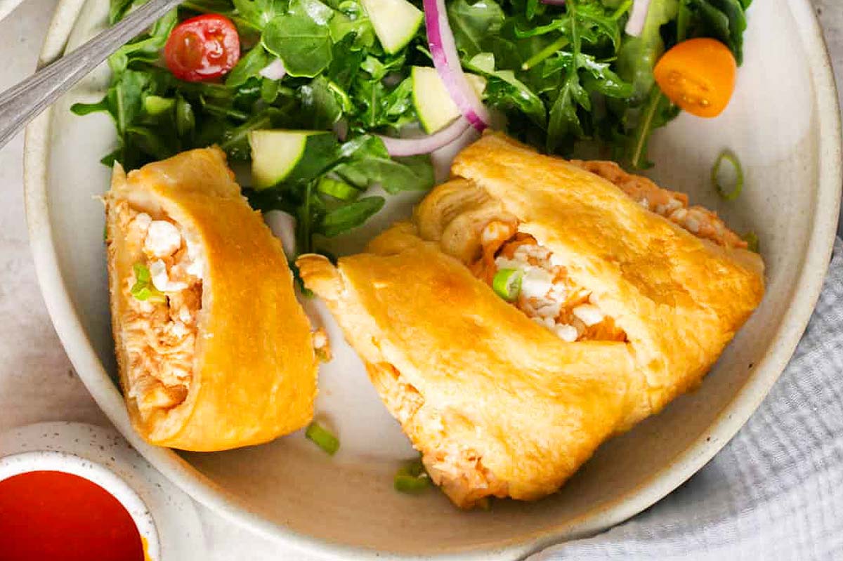 30-Minute Buffalo Chicken Crescent Ring. 