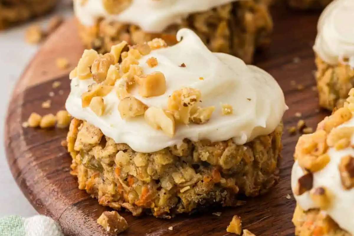 Carrot Cake Oatmeal Cookies.