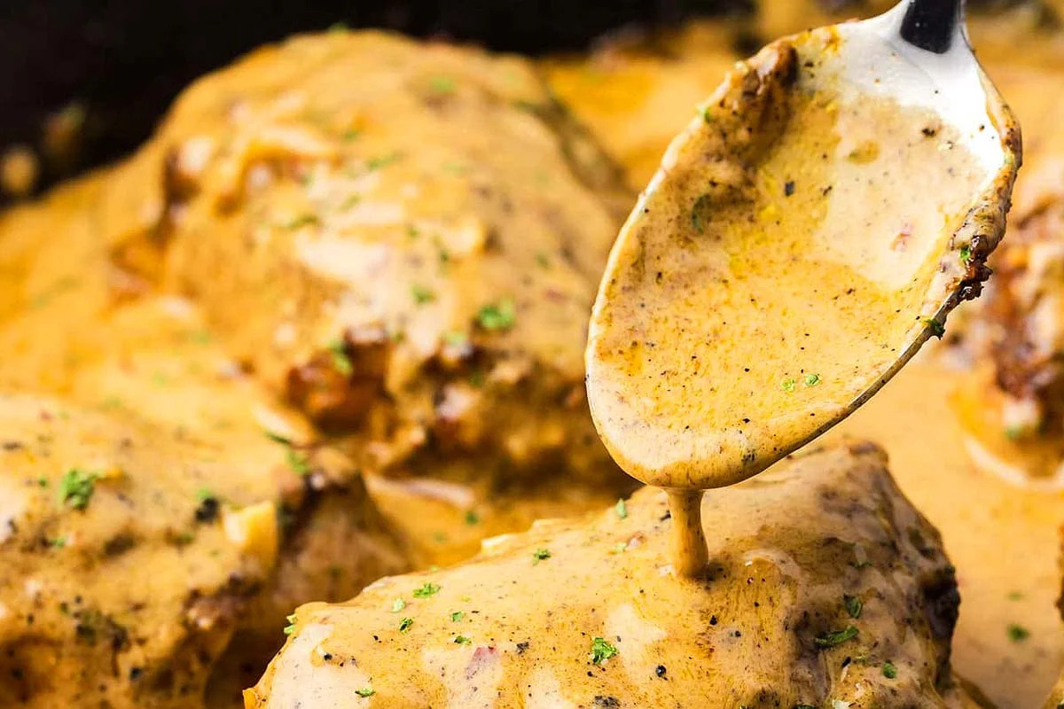 Creamy Chicken Thighs. 