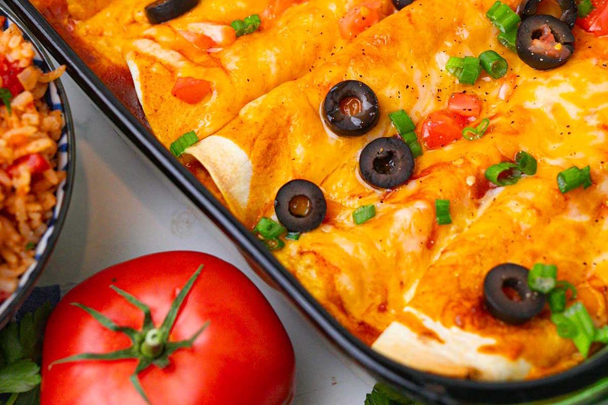 cheesy beef enchiladas 16