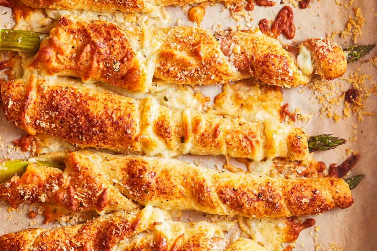 crescent wrapped asparagus recipe