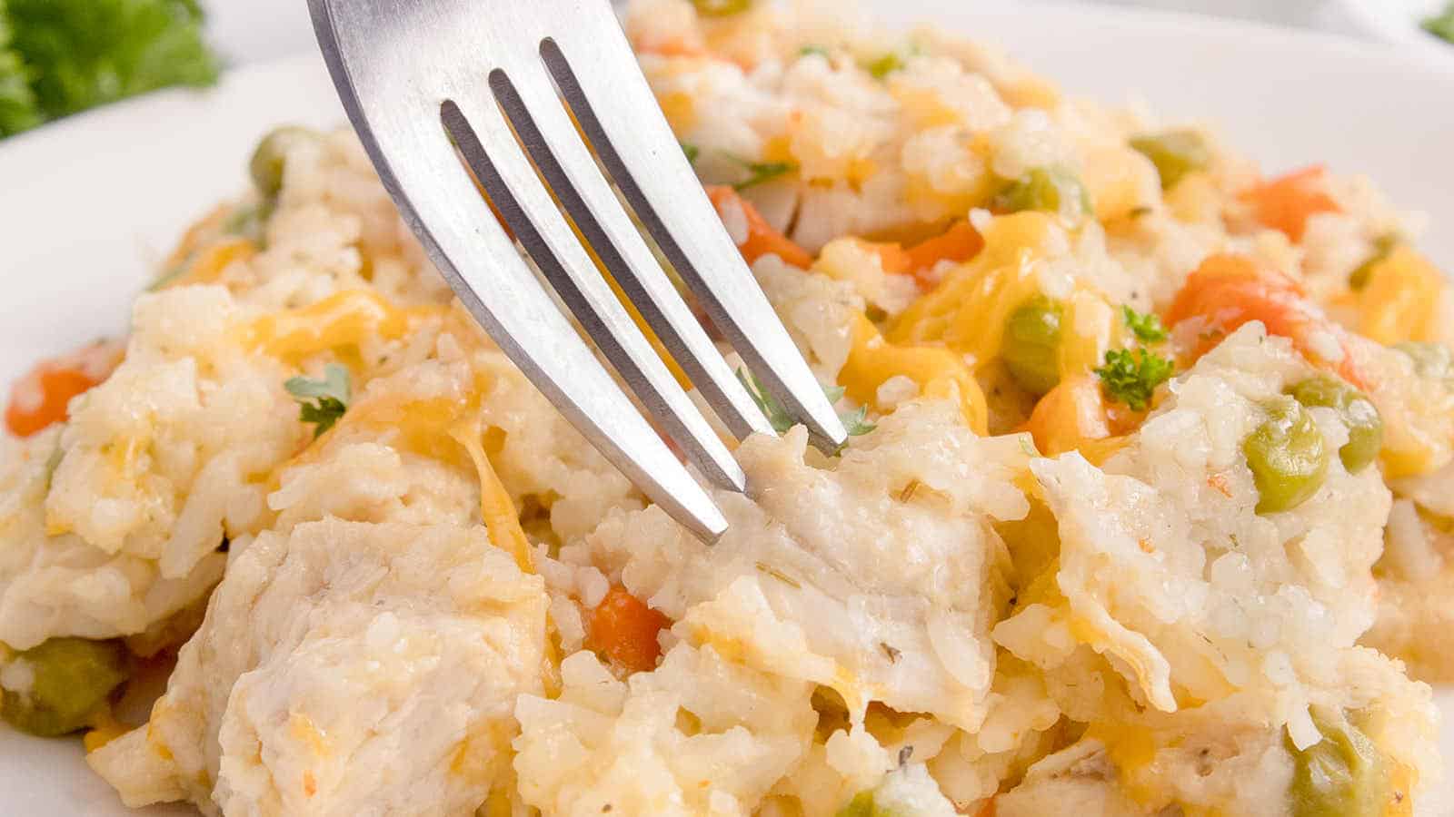 Crockpot Chicken and Rice recipe Cheerful Cook.
