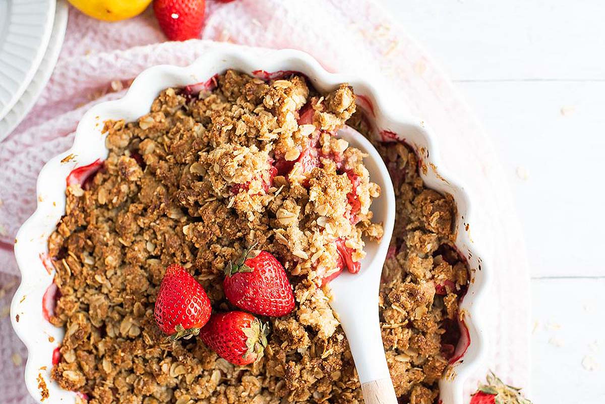 Strawberry Crisp. 
