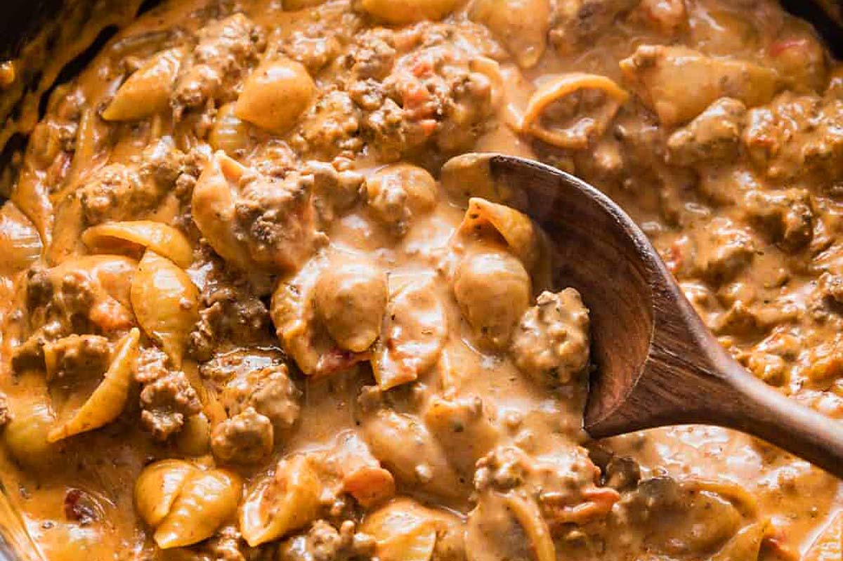 Homemade Hamburger Helper. 