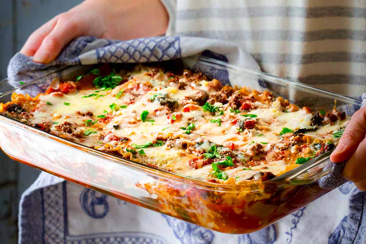 healthy lasagna with beef 003