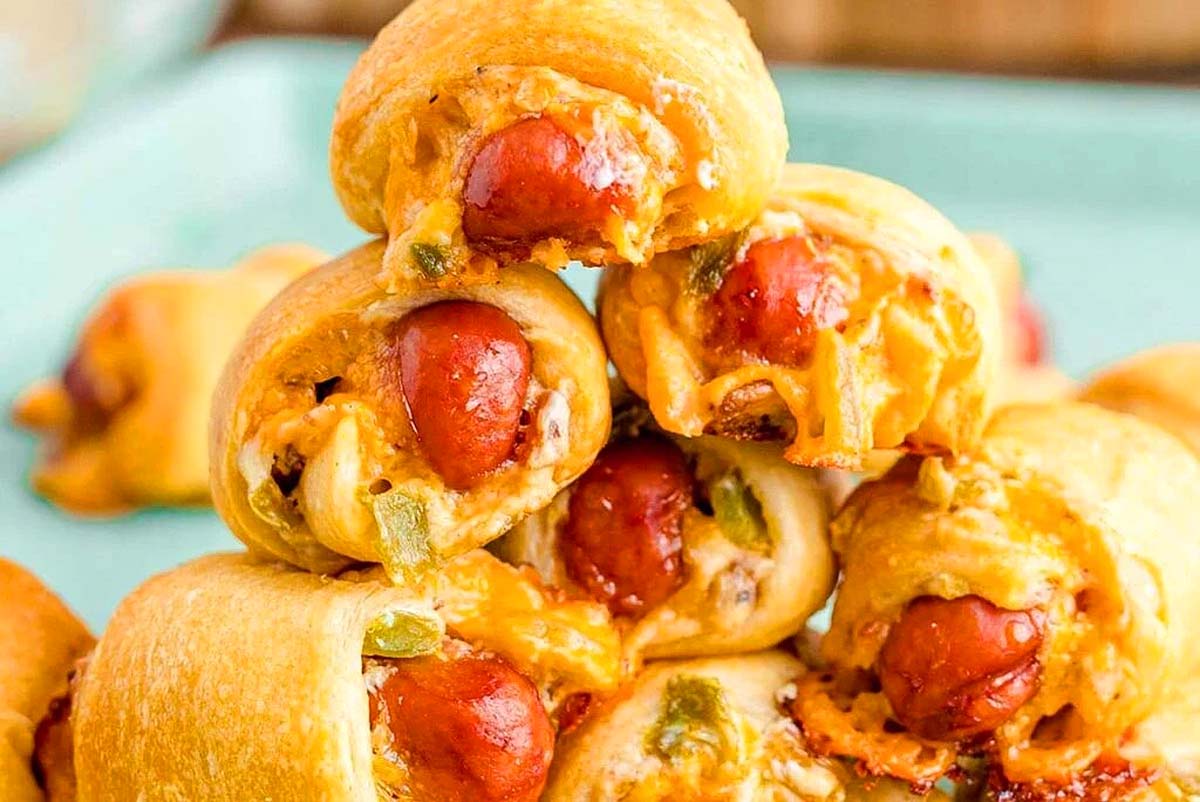 Jalapeno Popper Pigs in a Blanket. 