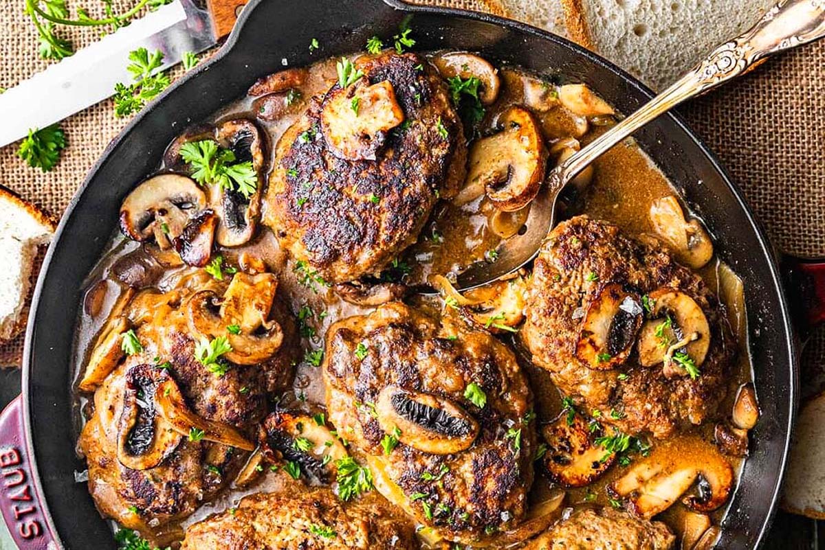 Old Fashioned Salisbury Steak.