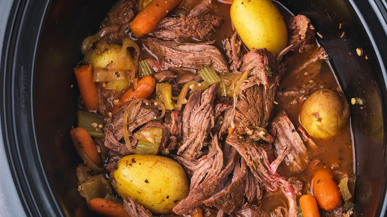 Slow Cooker Sirloin Tip Roast recipe by Cheerful Cook.
