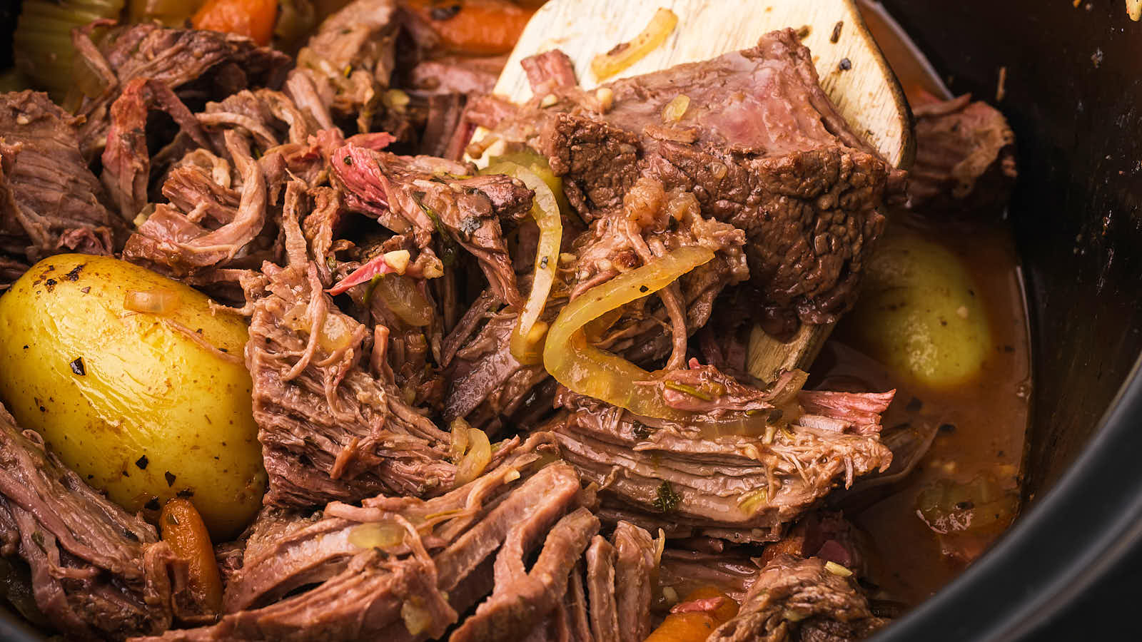 Slow Cooker Sirloin Tip Roast recipe by Cheerful Cook.