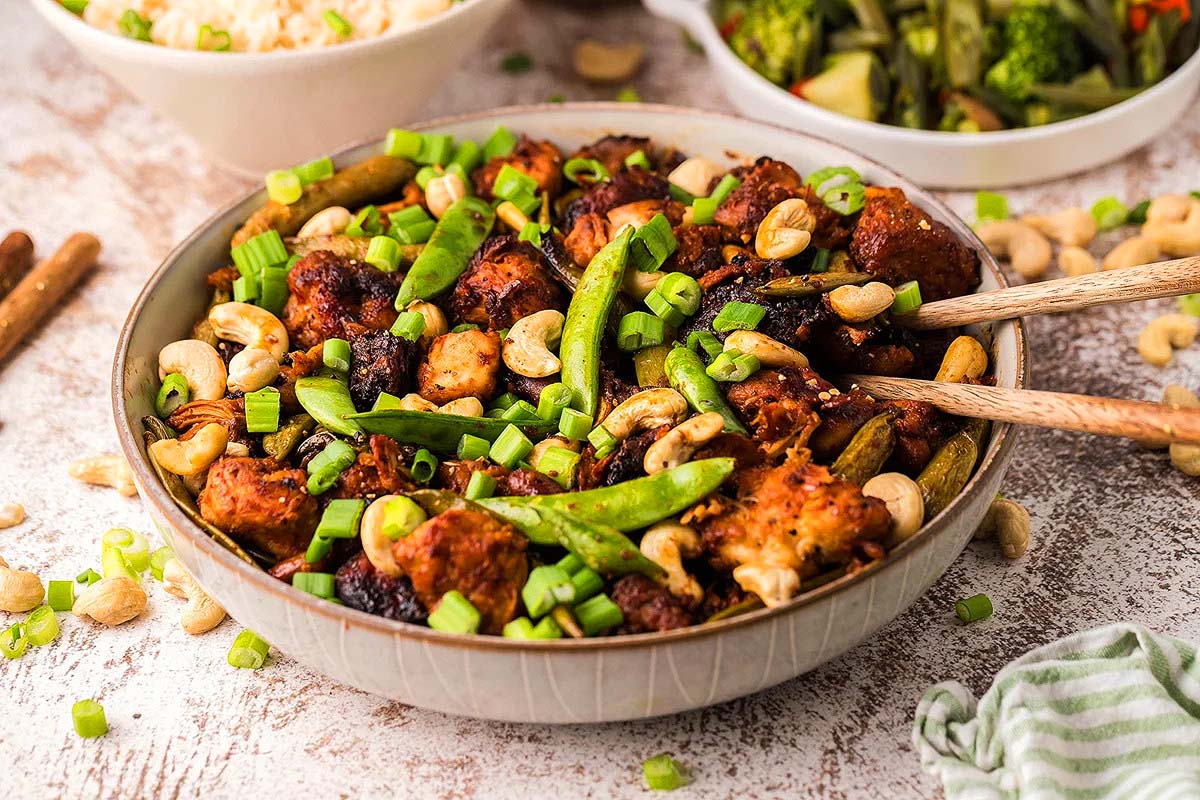 Slow Cooker Cashew Chicken.