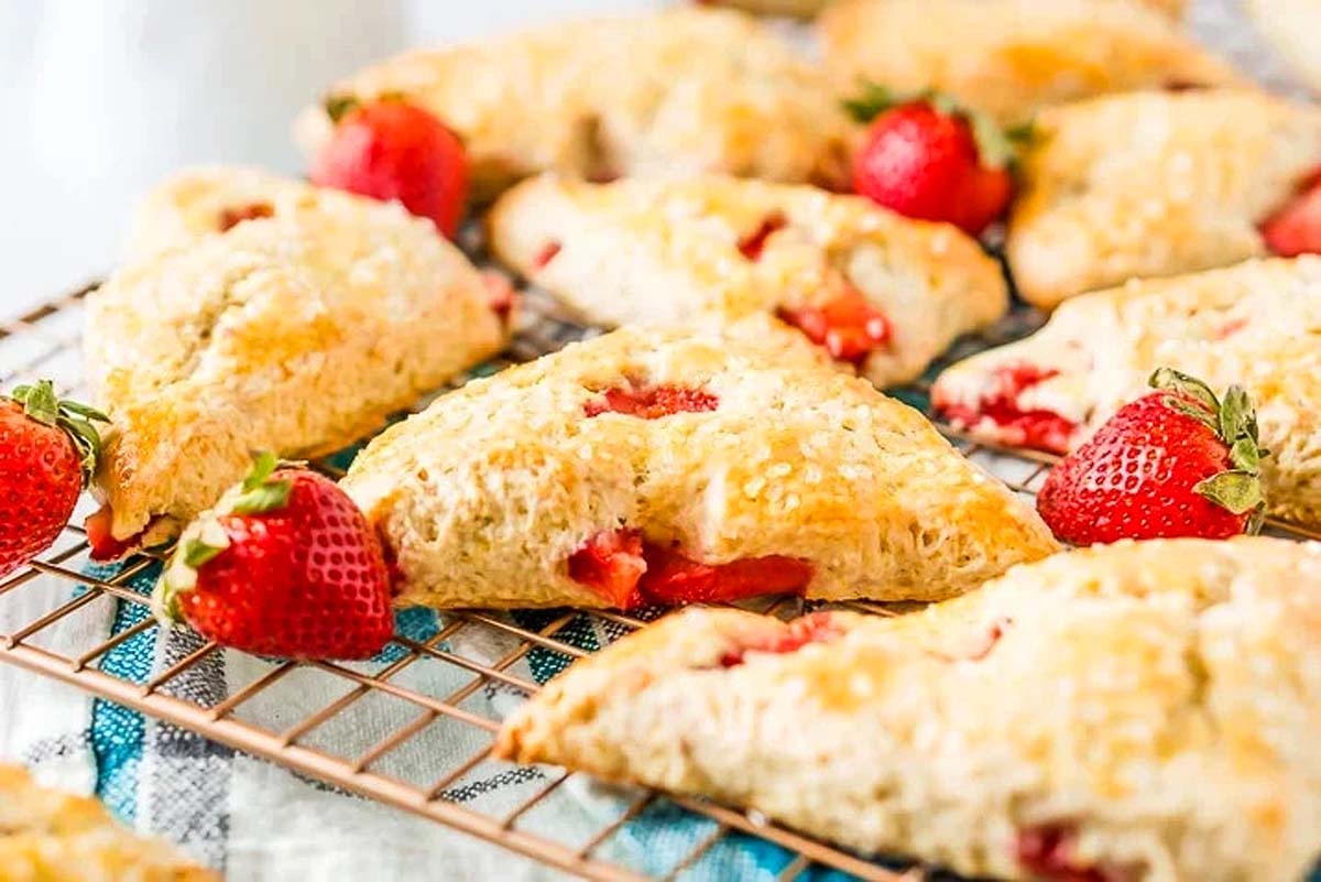 Strawberry Scones.