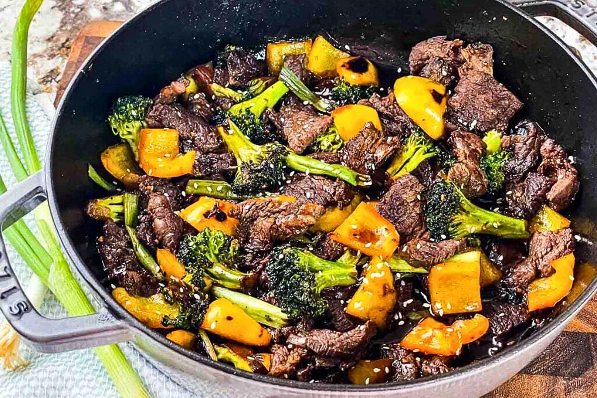 Teriyaki Beef Stir Fry.