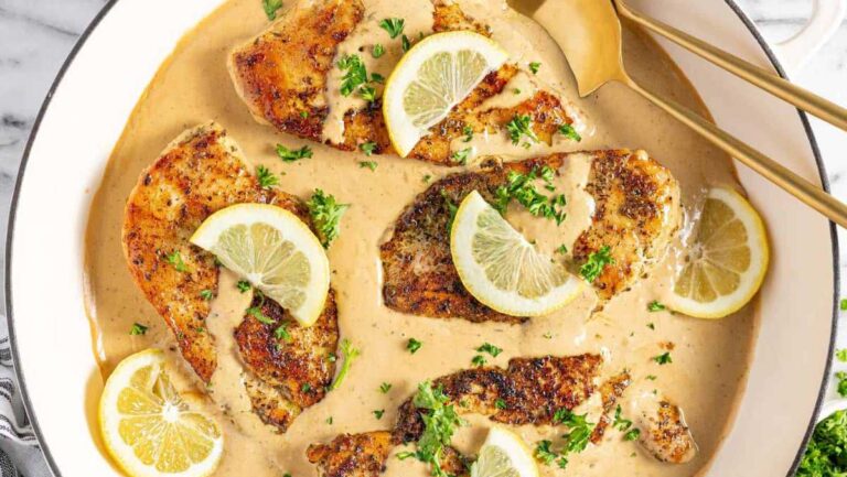 30-Minute Creamy Lemon Chicken.