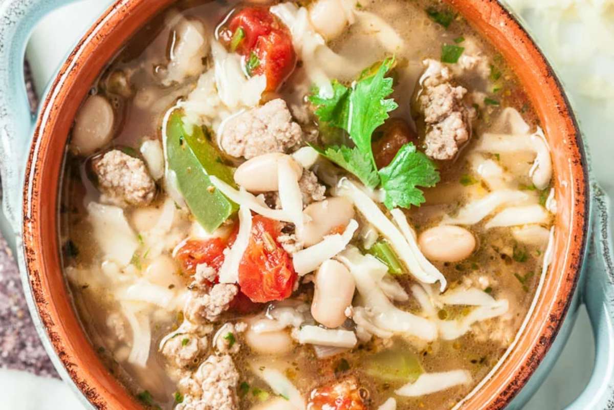 30-Minute White Bean Turkey Chili.