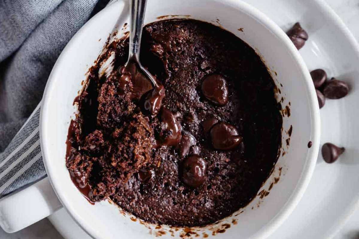 3-Minute Chocolate Protein Mug Cake. 