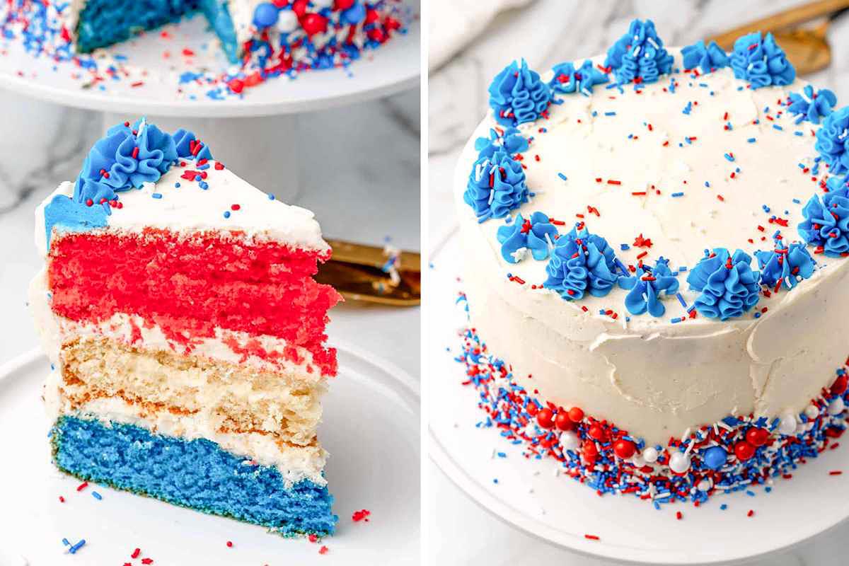 4th of July Cake. 