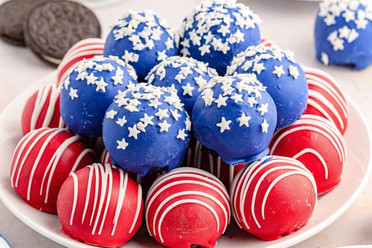4Th Of July Oreo Balls