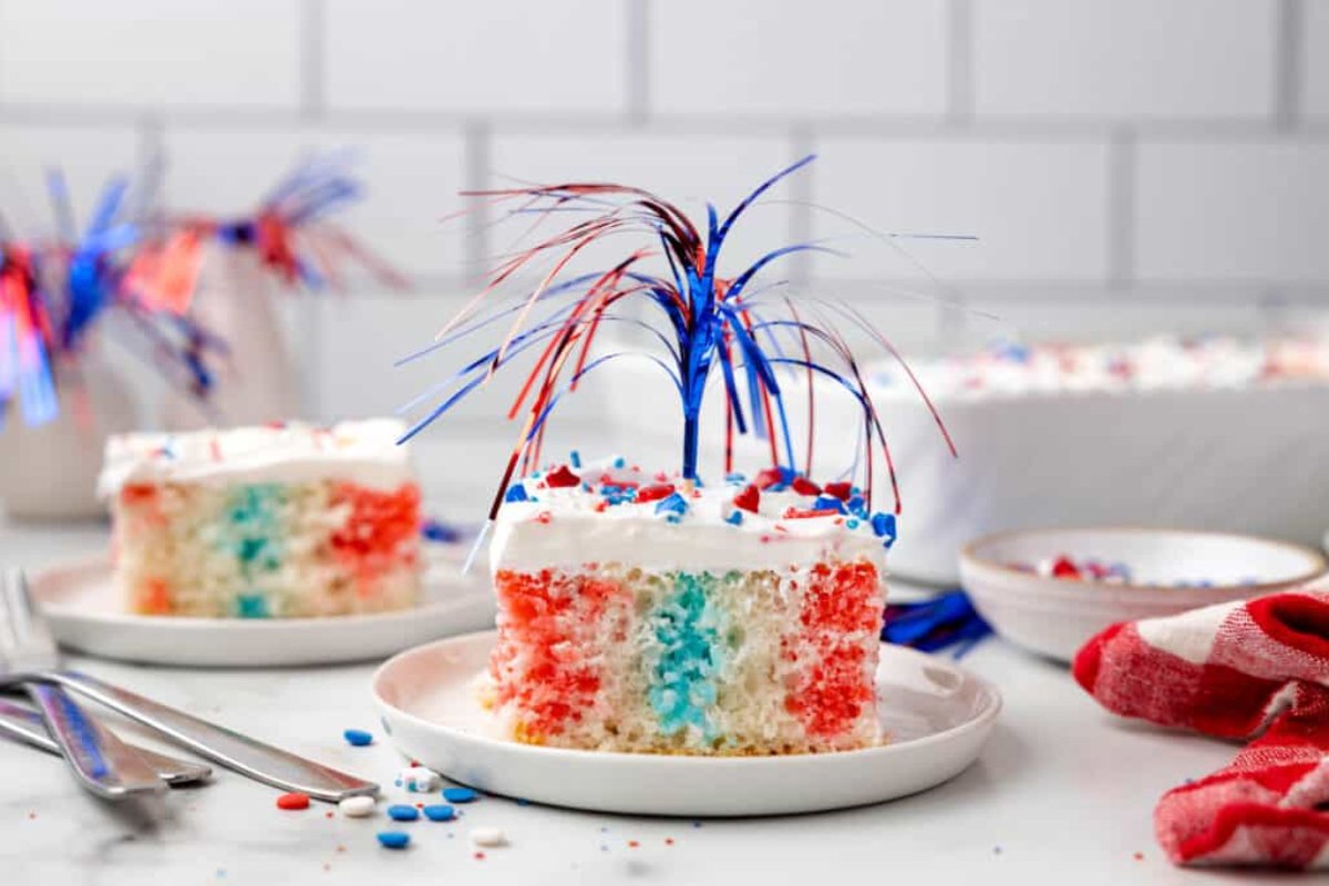 4Th Of July Poke Cake