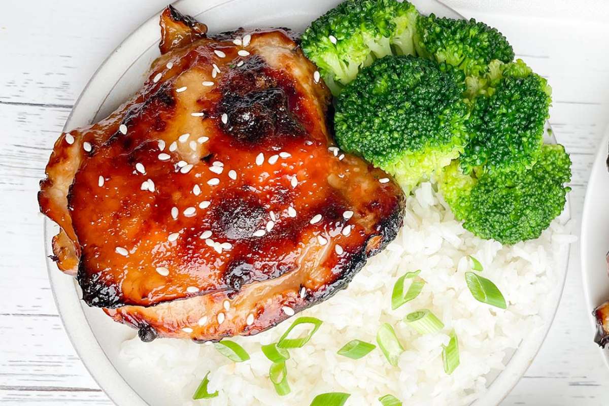 Air Fryer Teriyaki Chicken Thighs
