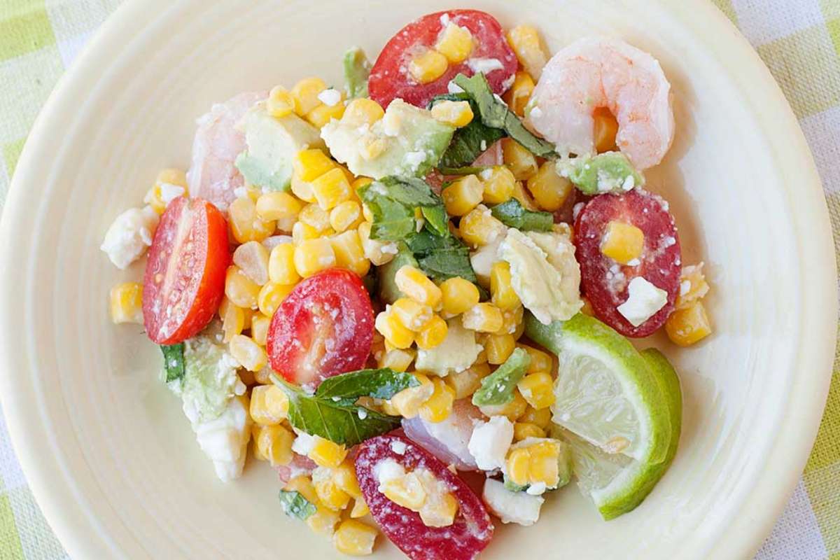 Avocado and Shrimp Salad.