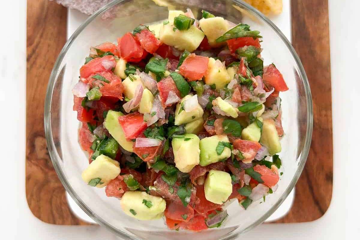 Avocado Pico De Gallo. 