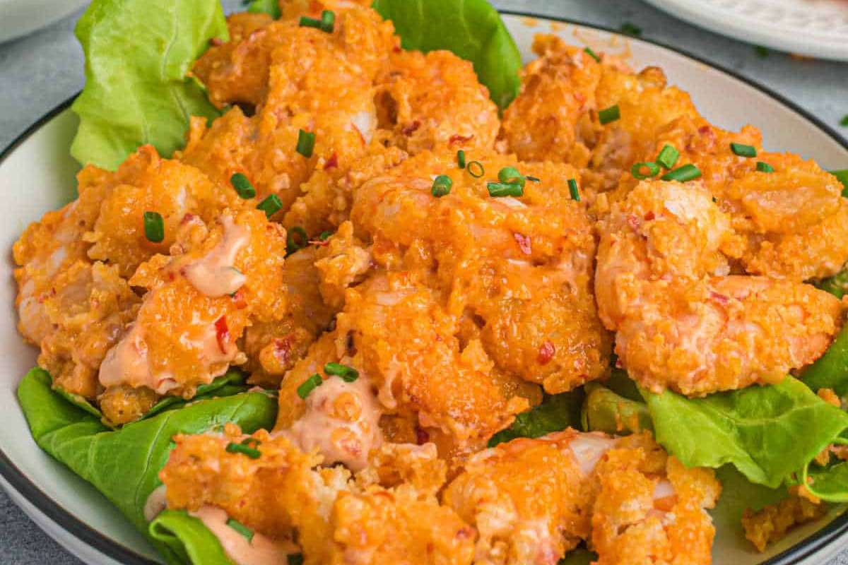 Air Fryer Bang Bang Shrimp. 