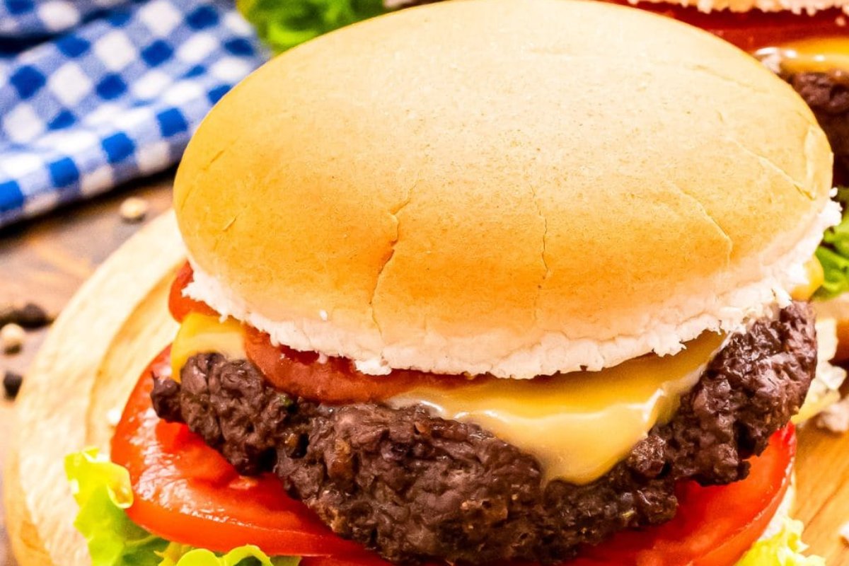 Air Fryer Burgers.