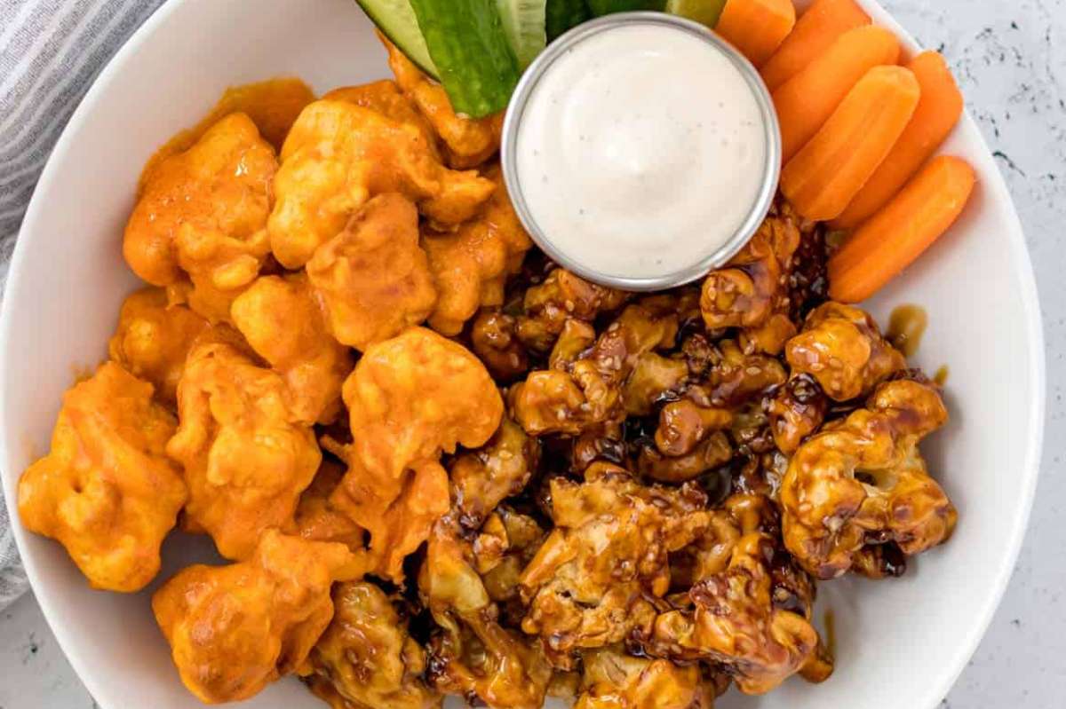 Air Fryer Cauliflower Wings.