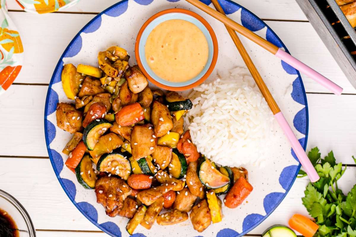 Air Fryer Chicken Hibachi.