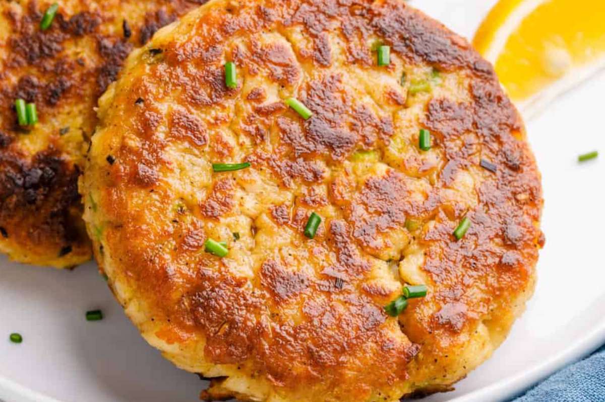 Air Fryer Crab Cakes. 